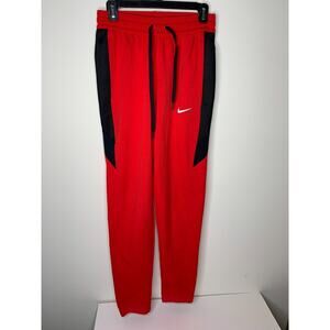 Nike Dri-FIT Element Running Pant Womens Small Red Black CQ0307-657 Sweatpants